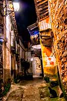 las Hurdes calle de horcajo, arquitectura tradicional